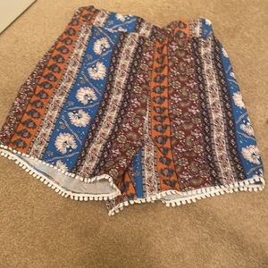 summer silk shorts